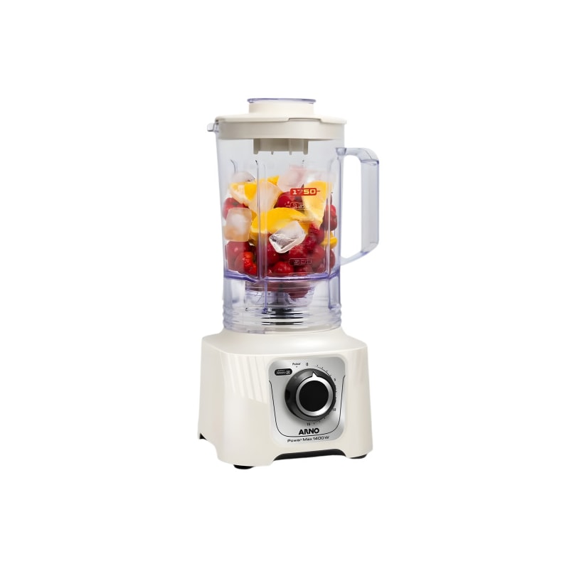 Liquidificador Arno Power Max 1400W Regular 3,1L 127V LN64 Marfim