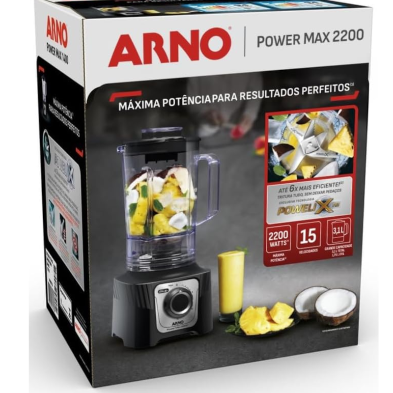 Liquidificador Arno Power Max 2200 127V LN66 Preto-1b2185fa-7f2d-4154-a969-0121c722a6c2