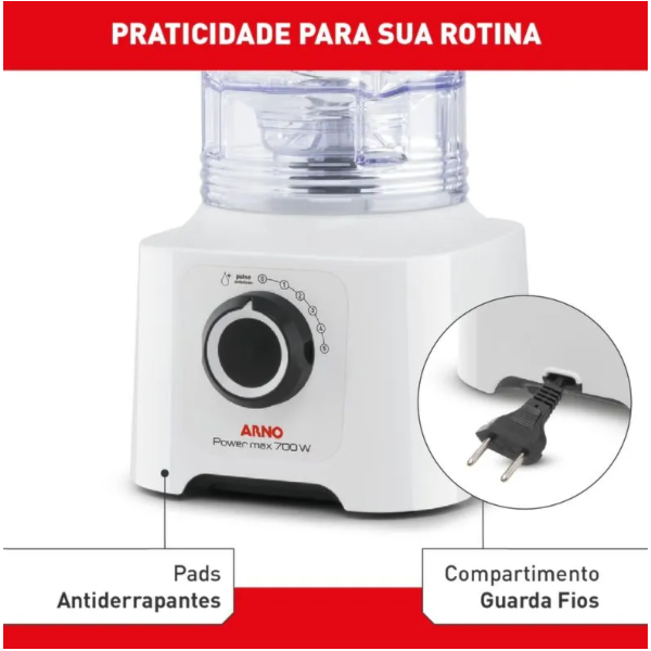 Liquidificador Arno Power Max 3,1L 127V 700W LN51 Branco-a608edeb-03d2-4aba-9146-c546ff4bccac
