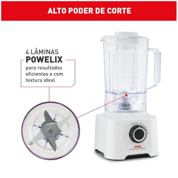 Liquidificador Arno Power Max 3,1L 127V 700W LN51 Branco-44d6d310-741f-4bd4-a0c2-03b1c4b690e5