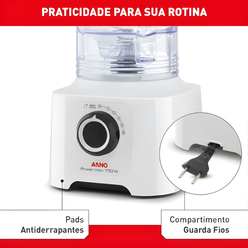 Liquidificador Arno Power Max 3,1L 127V 700W LN51 Branco-c7e40d01-2c26-4cac-be54-f118e01e01c0