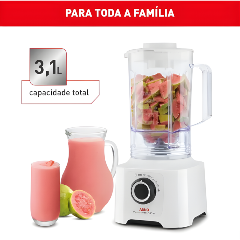 Liquidificador Arno Power Max 3,1L 127V 700W LN51 Branco-36850ce7-0744-4d6b-a4ce-9d80b4ec248d
