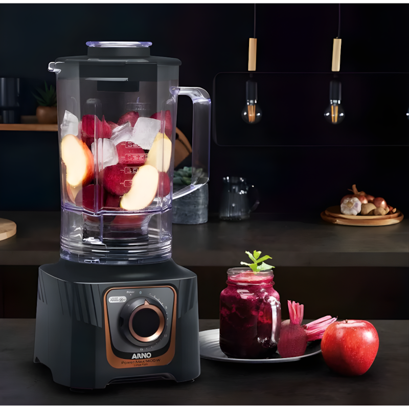 Liquidificador Arno Power Max Autolock 3,1L 1400W LN81 Cinza Chumbo-bd9481a3-be4f-47fc-8397-6d71ad0cae1f