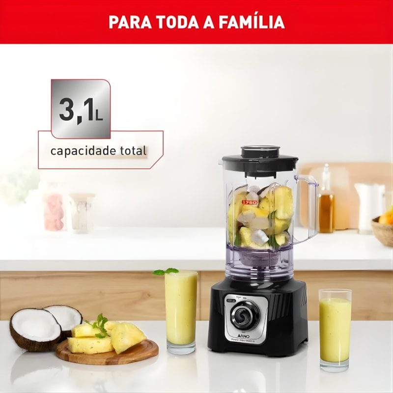 Liquidificador Arno Power Max Comfort 3,1L 1400 127V LN65 Preto-4577e3ba-00ad-4d7b-b746-a56944e7c339