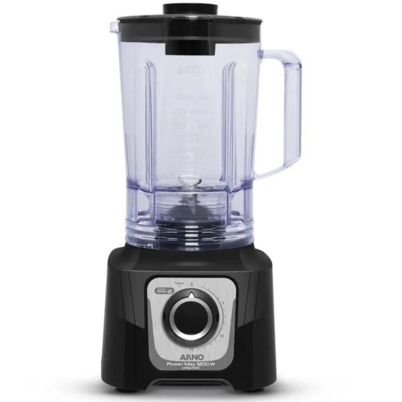 Liquidificador Arno Power Max Limpa Facil 1200W 127V LN78 Preto