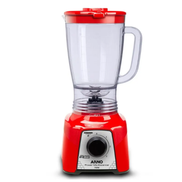 Liquidificador Arno Power Mix Essential 700 W 2,4 L 127 V Vermelho-7baec6ae-584c-45a2-a37c-150aa0ebf333