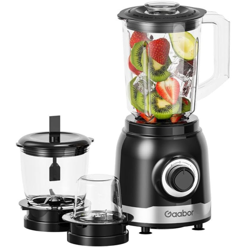 Liquidificador Gaabor Multifuncional 3 em 1 Black 127V