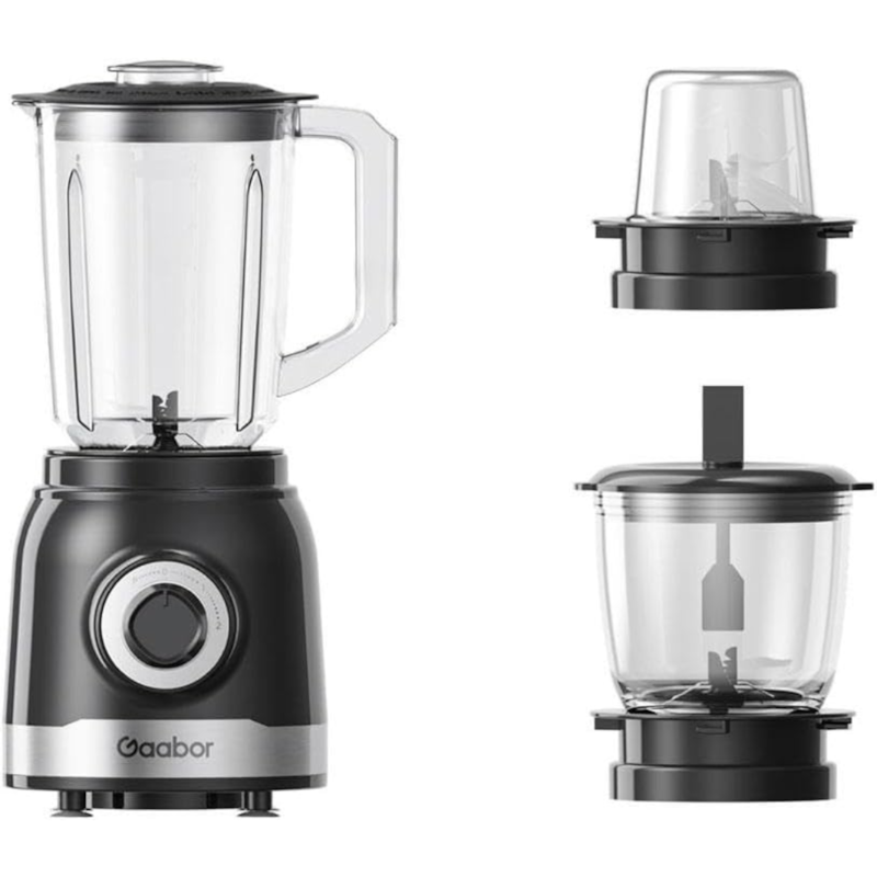 Liquidificador Gaabor Multifuncional 3 em 1 Black 127V