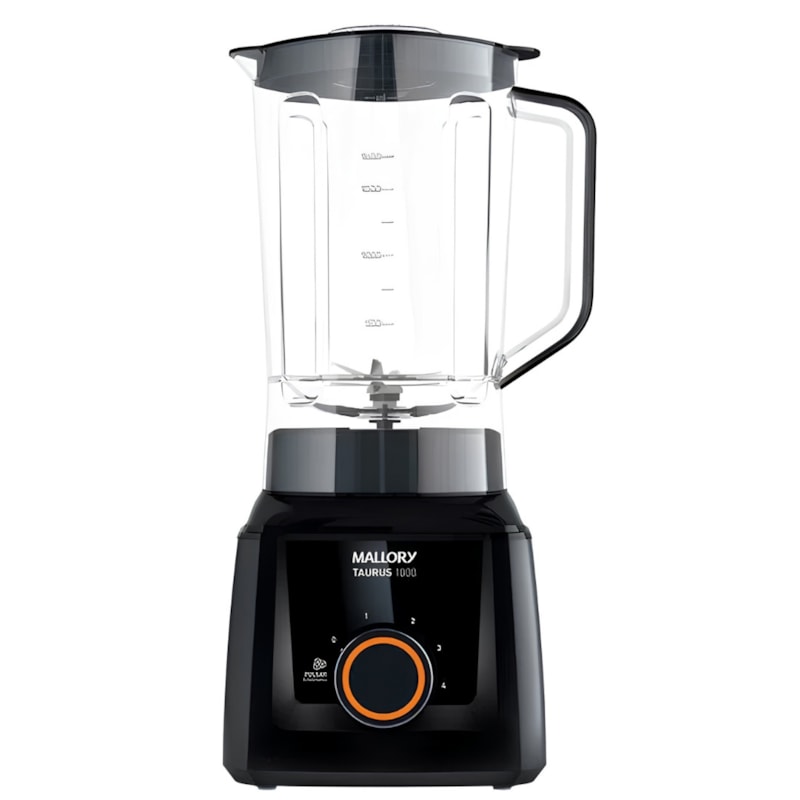Liquidificador Mallory Taurus 1000 3,1L 900W 127V Preto-951f31e4-0db8-4193-8200-26200491b31d
