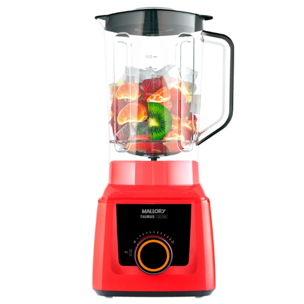 Liquidificador Mallory Taurus 127V 1300W Vermelho-f755900e-229d-4155-856f-2a9d46cbe5b8
