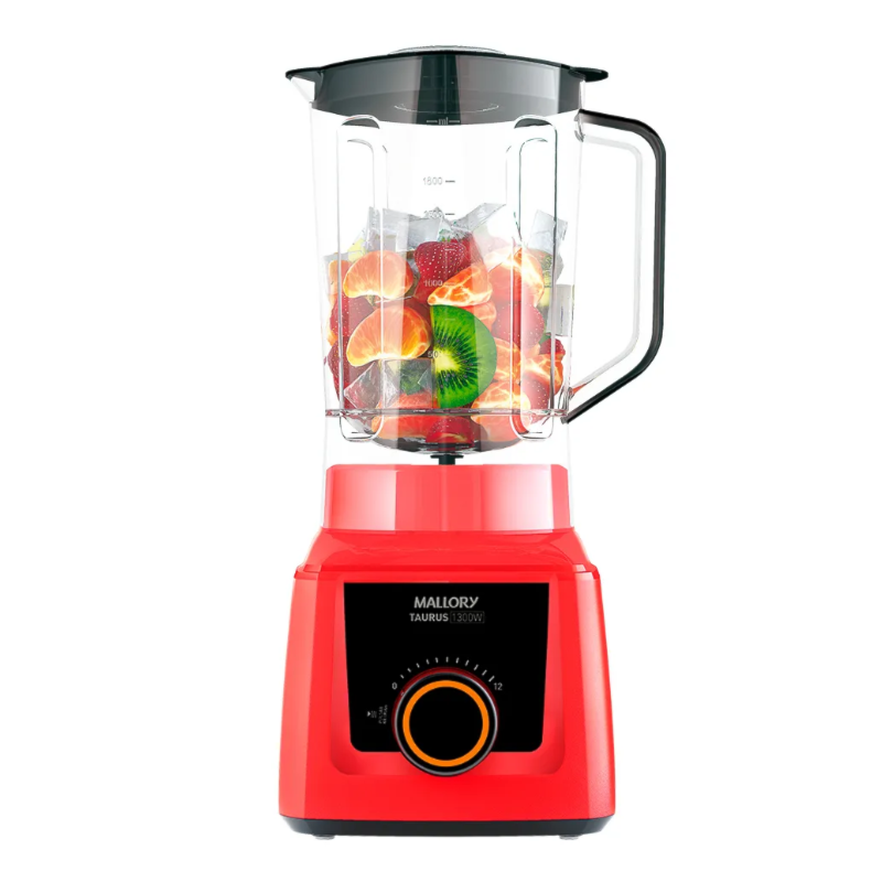 Liquidificador Mallory Taurus 127V 1300W Vermelho