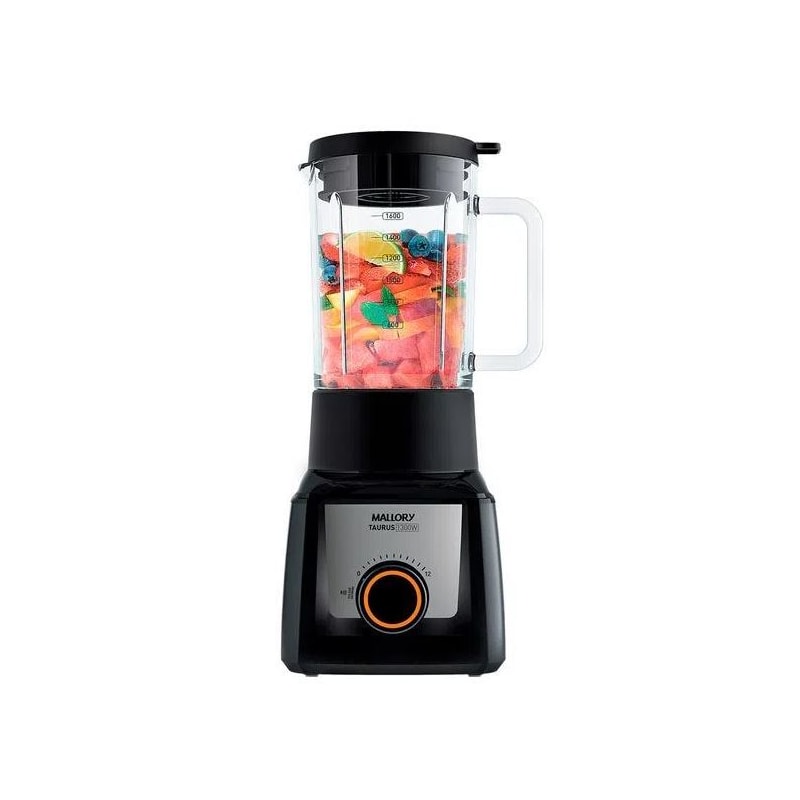 Liquidificador Mallory Taurus 127V Glass Preto