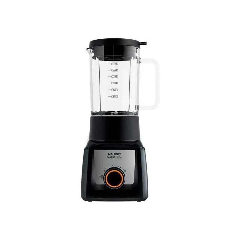 Liquidificador Mallory Taurus 127V Glass Preto