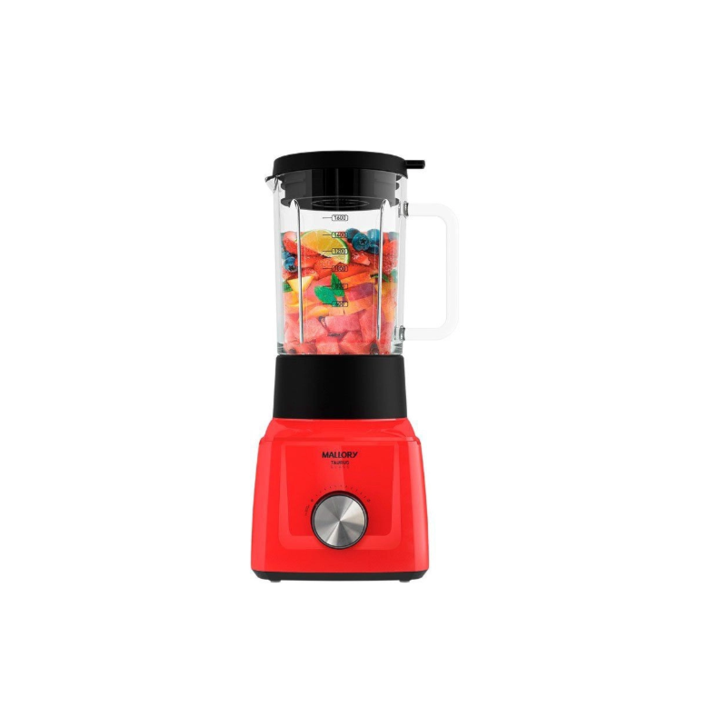 Liquidificador Mallory Taurus 127v Glass Vermelho
