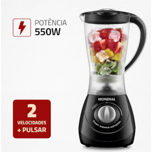 Liquidificador Mondial Easy Power 1,9L 127V/60HZ L-550-BC PRETO
