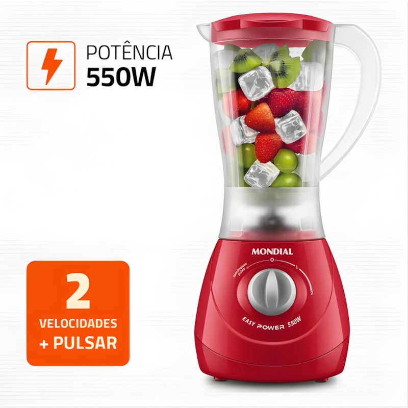 Liquidificador Mondial Easy Power 1,9L 127V/60HZ L-550-R Vermelho-9edc71b9-a988-4024-ad62-489882b39d5e