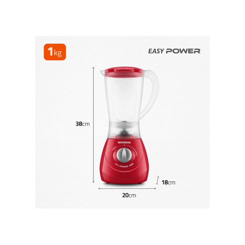 Liquidificador Mondial Easy Power 1,9L 127V/60HZ L-550-R Vermelho-783a3d65-ed25-4ba5-9780-a24342e8a3c1