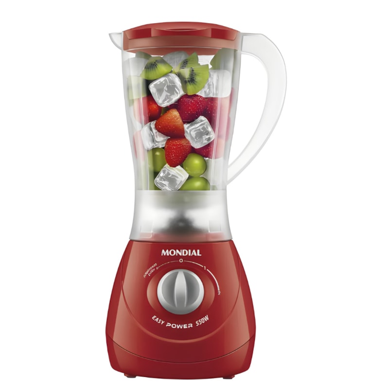 Liquidificador Mondial Easy Power 1,9L 127V/60HZ L-550-R Vermelho-64998304-675f-4457-bc46-9697f68ad7ab