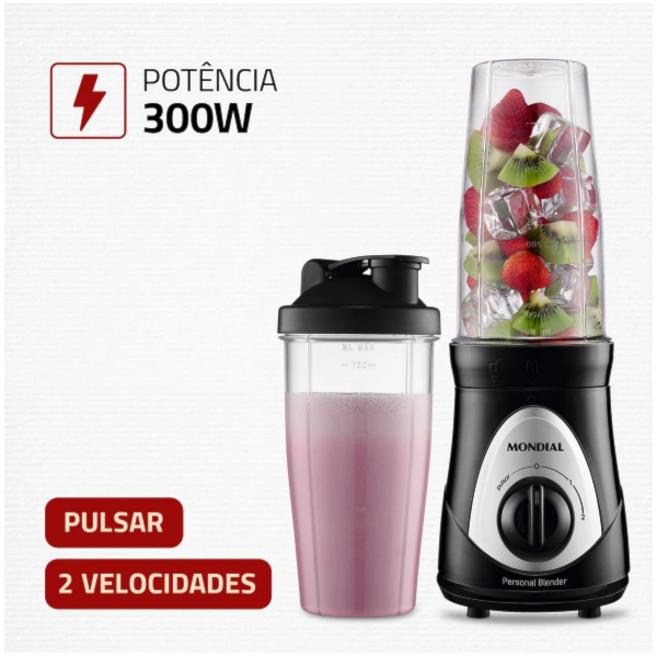 Liquidificador Portátil Mondial DG-01 Preto 127V-d1b7be05-081d-4172-a6a4-c4b82435e066