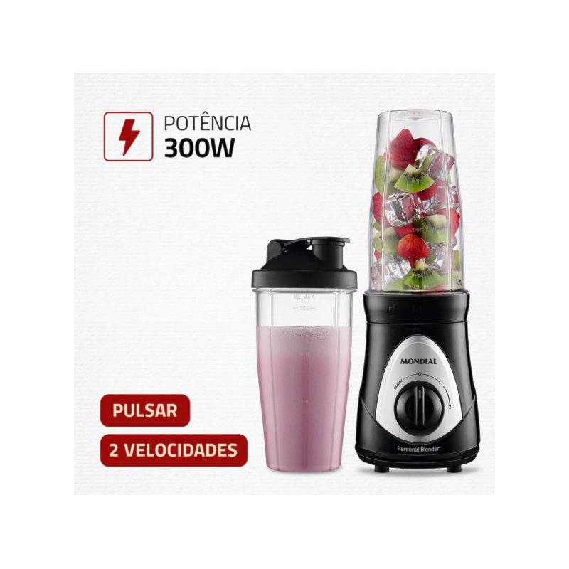 Liquidificador Portátil Mondial DG-01 Preto 127V-837bde4b-3b51-49a5-a43d-408c4e926d41
