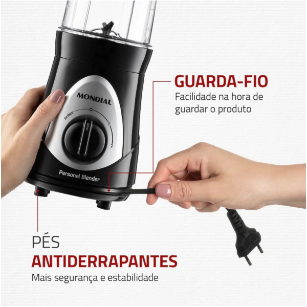 Liquidificador Portátil Mondial DG-01 Preto 127V-845cc4f4-ed26-4d78-9f11-3eca05628a93