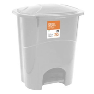 Lixeira Paramount com Pedal 20L Branco