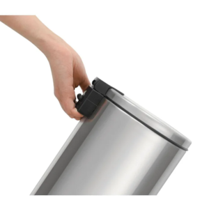 Lixeira Tramontina Loop Com Pedal 12L Aco Inox