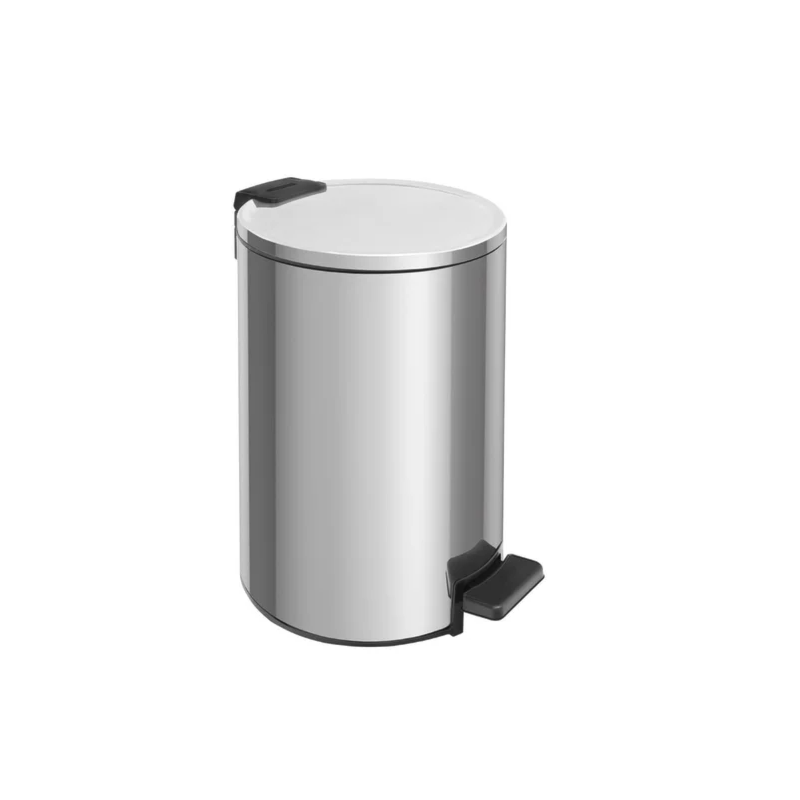 Lixeira Tramontina Loop Com Pedal 12L Aco Inox