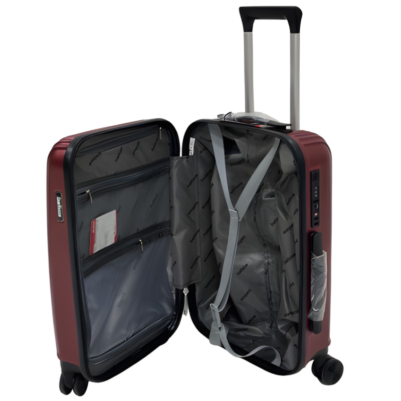 Mala Balboa AMZ-199 Tamanho PP Vermelho Vinho-85503065-2a83-4566-9ab2-cde203eda37b