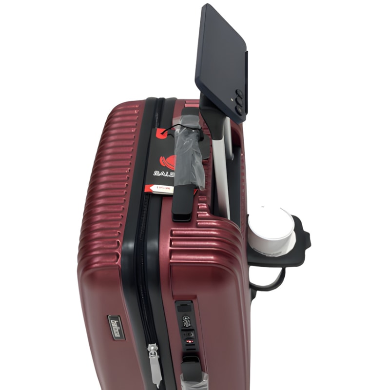 Mala Balboa AMZ-199 Tamanho PP Vermelho Vinho-8c8b8ff8-ac98-4d55-bc83-9645c7962fc2