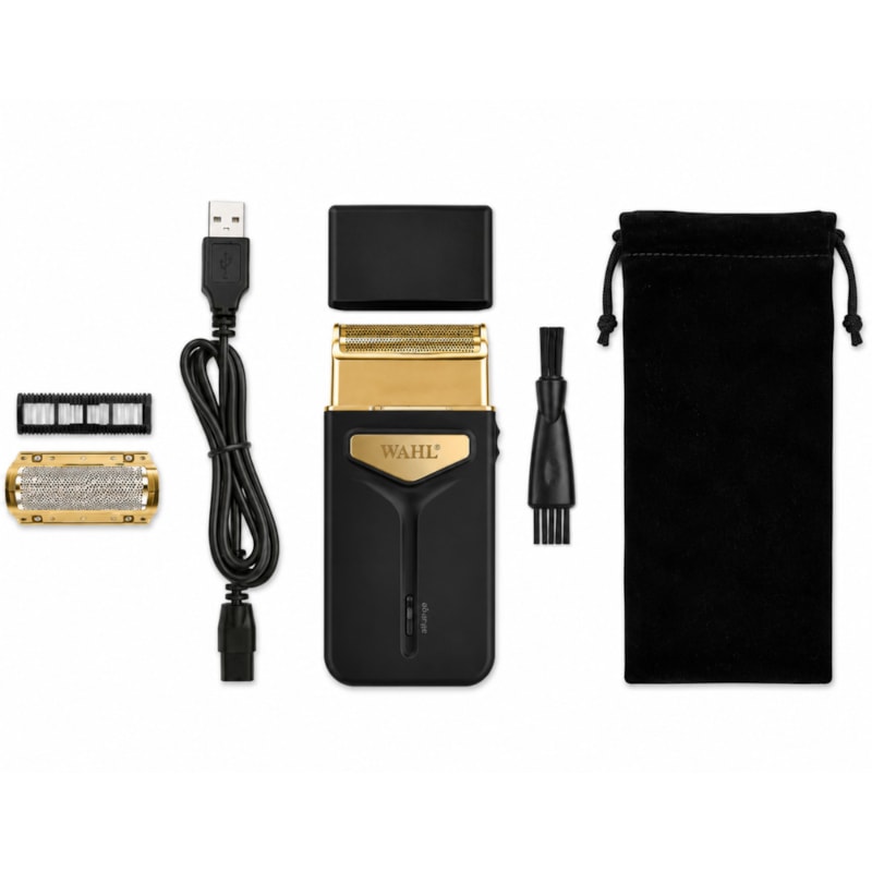 Maquina de Acabamento e Barbeador Wahl Portatil Travel Shaver Bivolt-524cf846-d6c1-42a0-83a9-adb6217af4a0