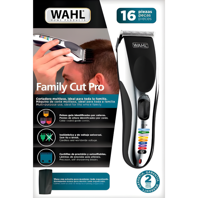 Maquina de Corta Cabelo Wahl Family Pro Cut sem Fio Bivolt-427c99cd-b929-4465-a018-22c1940ad1dc