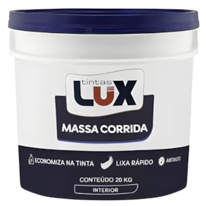 Massa Corrida Tinta Lux Balde Com 20Kg