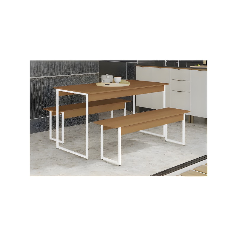 Mesa Com 2 Bancos Kappesberg Canela/Branca Brilho-5fdf79b6-284b-46a5-9e00-41cfc646f0f0