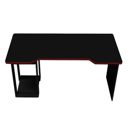 Mesa Gamer War Preto C/ Borda Vermelha Artpanta - Art Panta