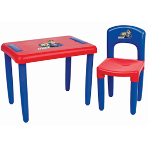 Mesa Infantil Magic Toys Max com Cadeira Azul e Vermelho