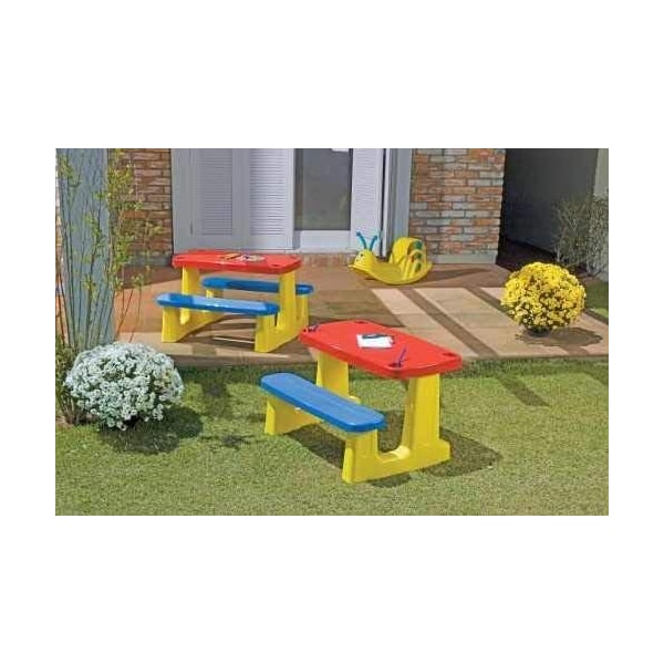 Mesa Infantil Tramontina Pic-Nic em Polipropileno Vermelho/Azul-d688cf66-548e-4f08-acbc-950a6a46249e