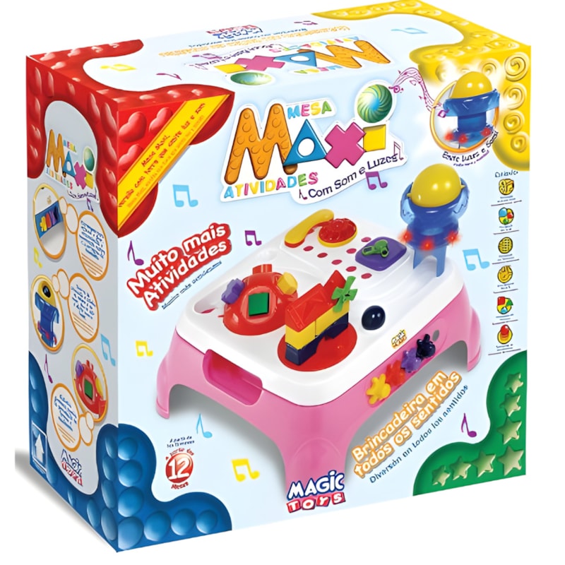 Mesa Magic Toys Maxi com Som Azul-add87e1d-ac44-4e28-88a6-1577d84295bb