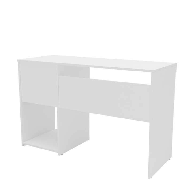 Mesa Para Computador Politorno Malta 2 Gavetas MDP Branco-d0042de2-5fb3-45ec-827c-2e5e979ba5e0