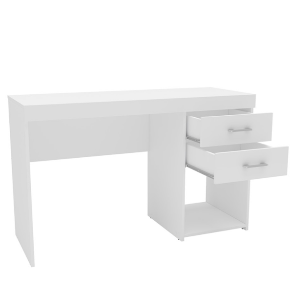 Mesa Para Computador Politorno Malta 2 Gavetas MDP Branco-87808653-638c-4904-b50f-bbbe737ac124