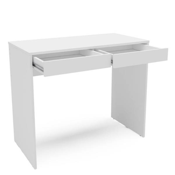 Mesa Para Computador Politorno Tijuca 2 Gavetas MDP Branco-5c6b3863-e804-4979-993f-3e7663b26b82