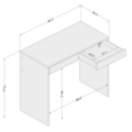 Mesa Para Computador Politorno Tijuca 2 Gavetas MDP Branco-0d77a7fa-8fa2-4f44-ad4f-67bad531e96c