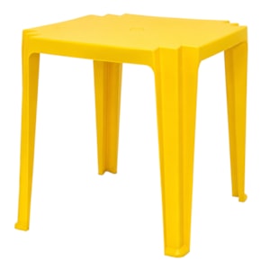 Mesa Plastica Tramontina Tambau Amarela