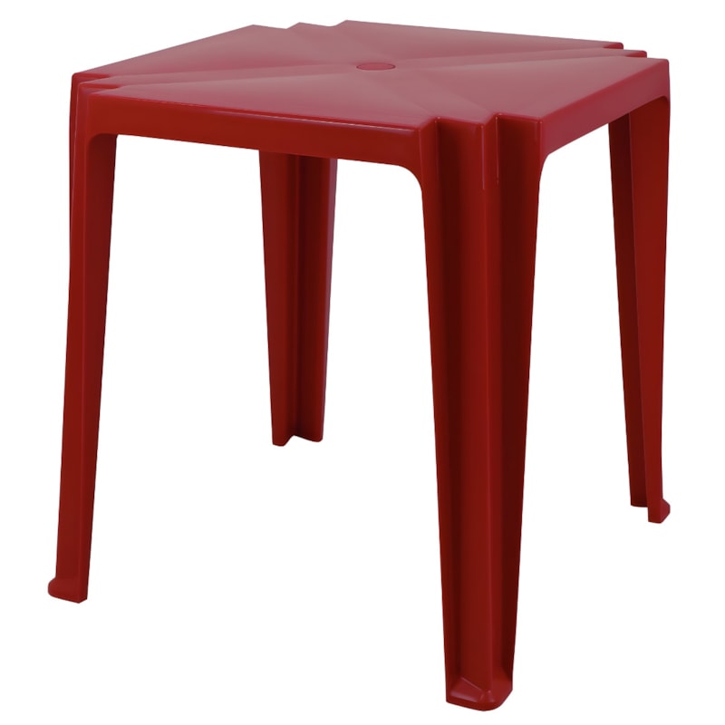Mesa Plastica Tramontina Tambau Vermelha-784c8840-37d2-4820-a51a-adc3ccf43103