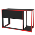 Mesa Politorno Singapura Preto/Vermelho-b88eb0c6-95c7-43fa-9e29-fd68ae6b3468