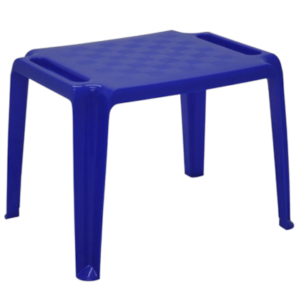 Mesa Tramontina Plastica Infantil Dona Chica Azul