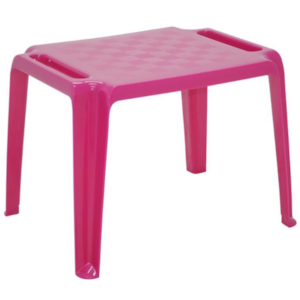 Mesa Tramontina Plastica Infantil Dona Chica Rosa 