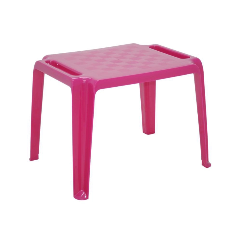 Mesa Tramontina Plastica Infantil Dona Chica Rosa 