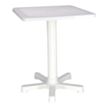 Mesa Tramontina Quadrada Itaparica Em Polipropileno Branco