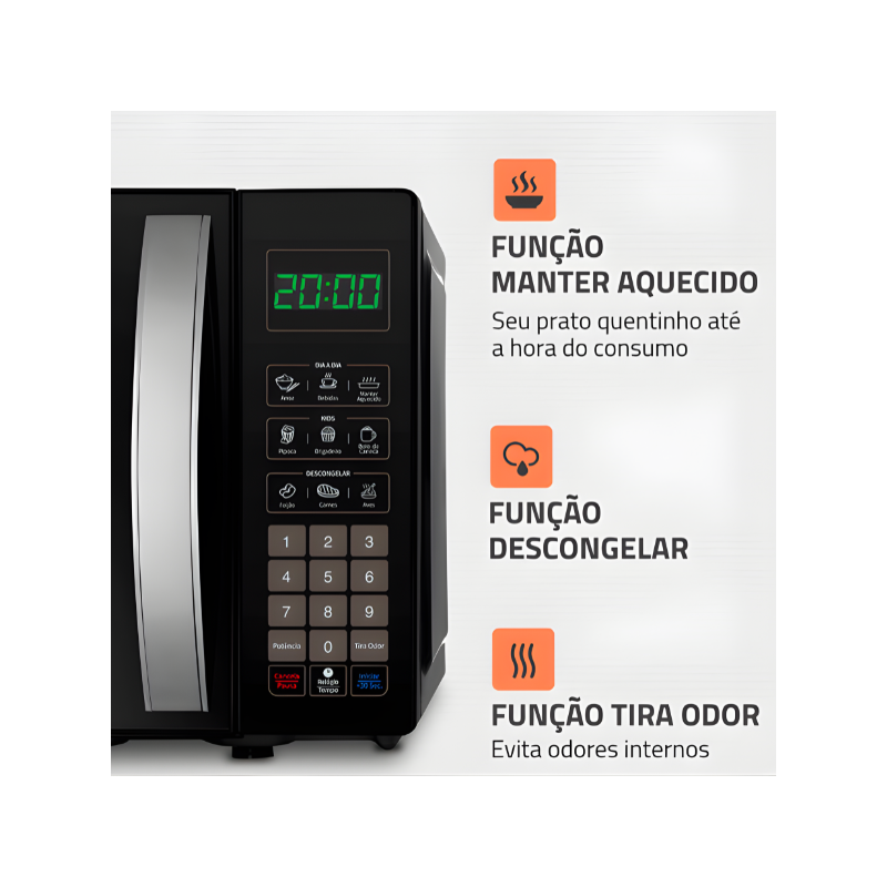 Micro Ondas Mondial 21L 127V/60HZ MO-01-21-B Preto-36827f94-7f2b-4b95-af68-191941326d1c